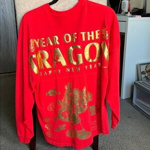 Disney Red Crewneck Spirit Jersey Lunar New Year